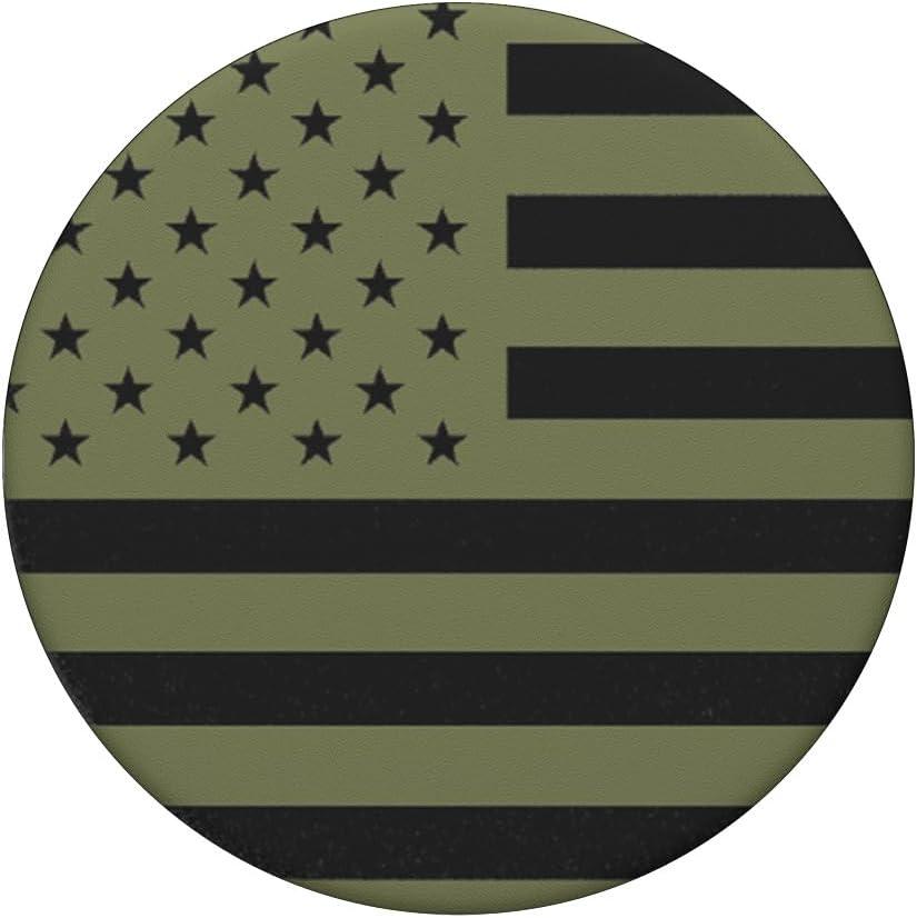 imagePopSockets Phone Grip Olive Americana PopSockets PopGrip for MagSafeAdhesive PopGrip