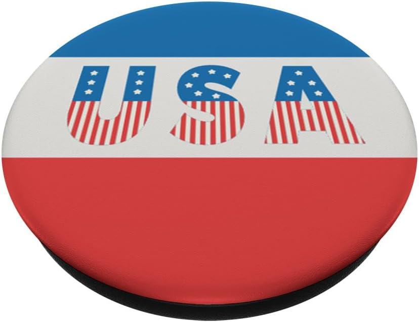 imagePopSockets Phone Grip with Expanding Kickstand USA Emblem PopSockets PopGrip for MagSafeAdhesive PopGrip