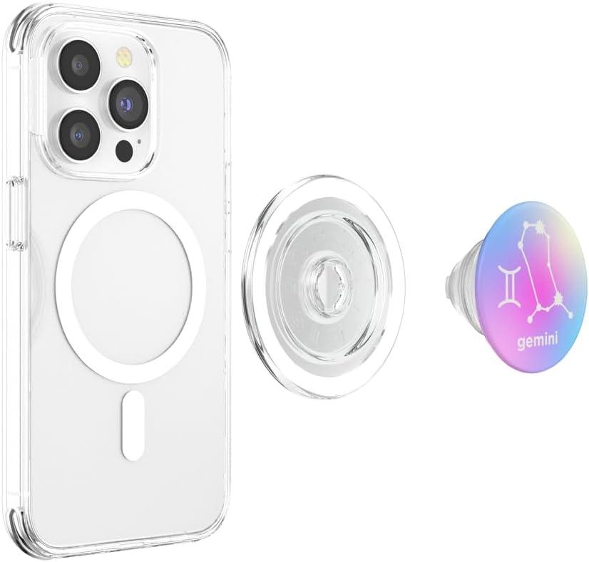 imagePopSockets Zodiac Phone Grip Gemini Constellation PopSockets PopGrip for MagSafeMagnetic PopGrip
