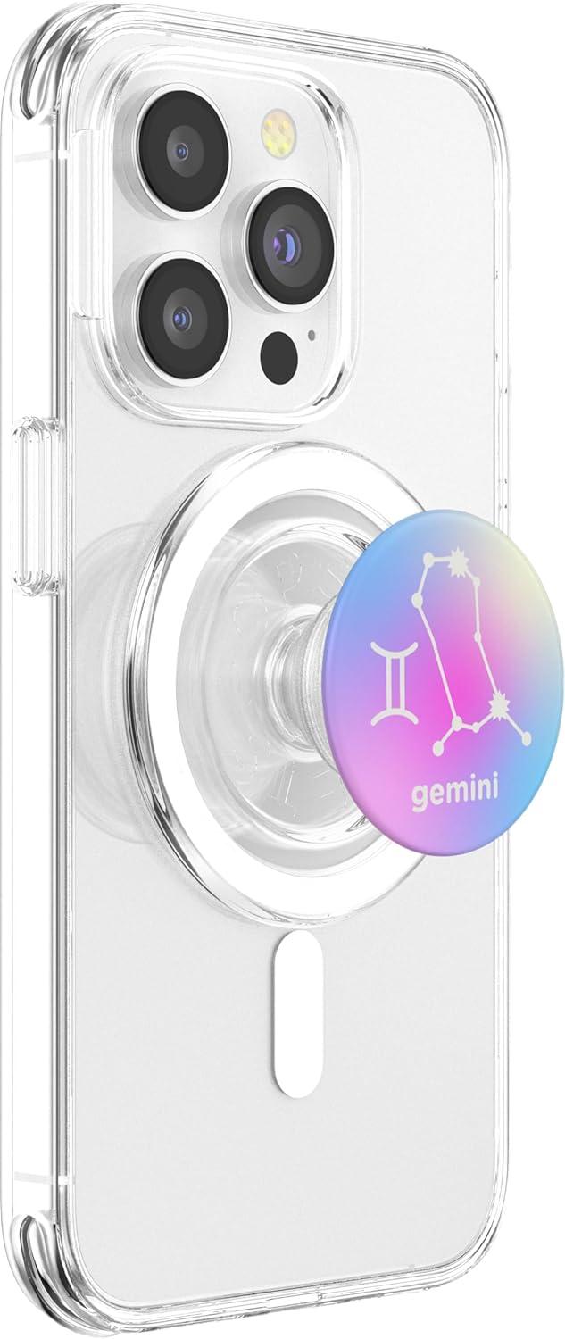 imagePopSockets Zodiac Phone Grip Gemini Constellation PopSockets PopGrip for MagSafeMagnetic PopGrip