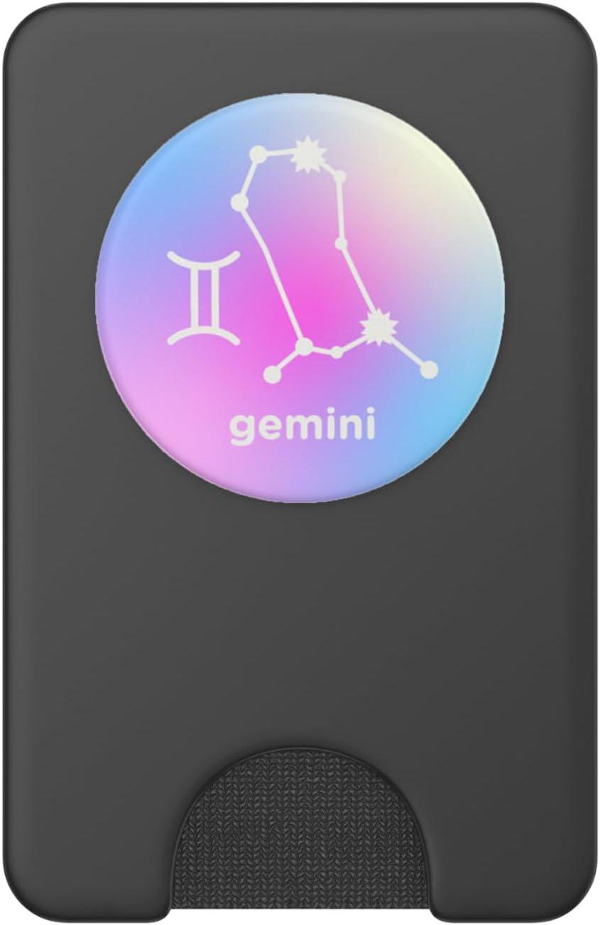 imagePopSockets Zodiac Phone Grip Gemini Constellation PopSockets PopGrip for MagSafeMagnetic PopWallet