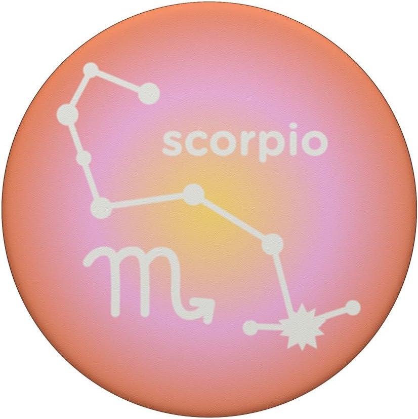 imagePopSockets Zodiac Phone Grip Scorpio Constellation PopSockets PopGrip for MagSafeAdhesive PopGrip