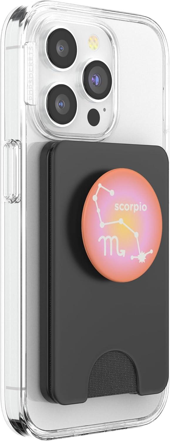 imagePopSockets Zodiac Phone Grip Scorpio Constellation PopSockets PopGrip for MagSafeMagnetic PopWallet