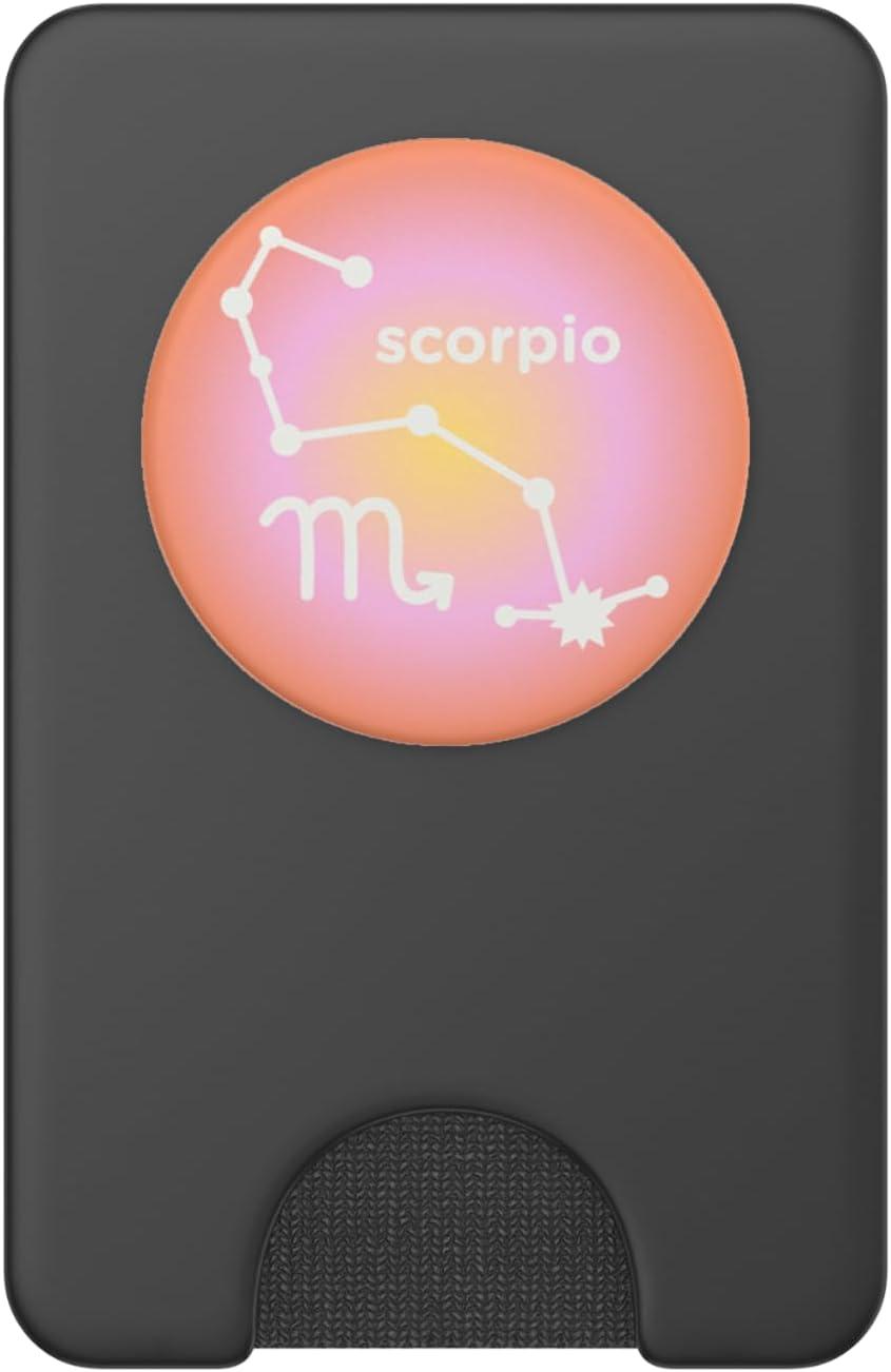 imagePopSockets Zodiac Phone Grip Scorpio Constellation PopSockets PopGrip for MagSafeMagnetic PopWallet