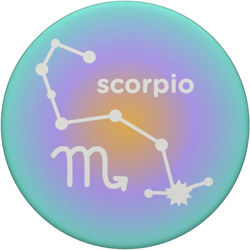 imagePopSockets Zodiac Phone Grip Scorpio Zodiac Sign PopSockets PopGrip for MagSafeAdhesive PopGrip