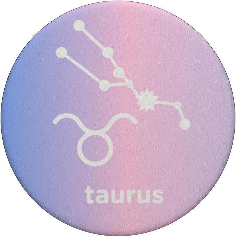 imagePopSockets Zodiac Phone Grip Taurus Constellation PopSockets PopGrip for MagSafeAdhesive PopGrip