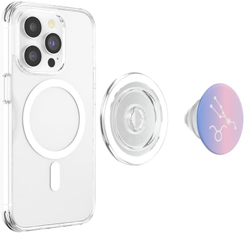 imagePopSockets Zodiac Phone Grip Taurus Star Sign PopSockets PopGrip for MagSafeMagnetic PopGrip