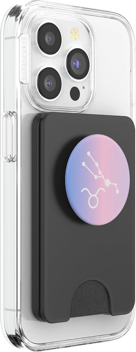 imagePopSockets Zodiac Phone Grip Taurus Star Sign PopSockets PopGrip for MagSafeMagnetic PopWallet
