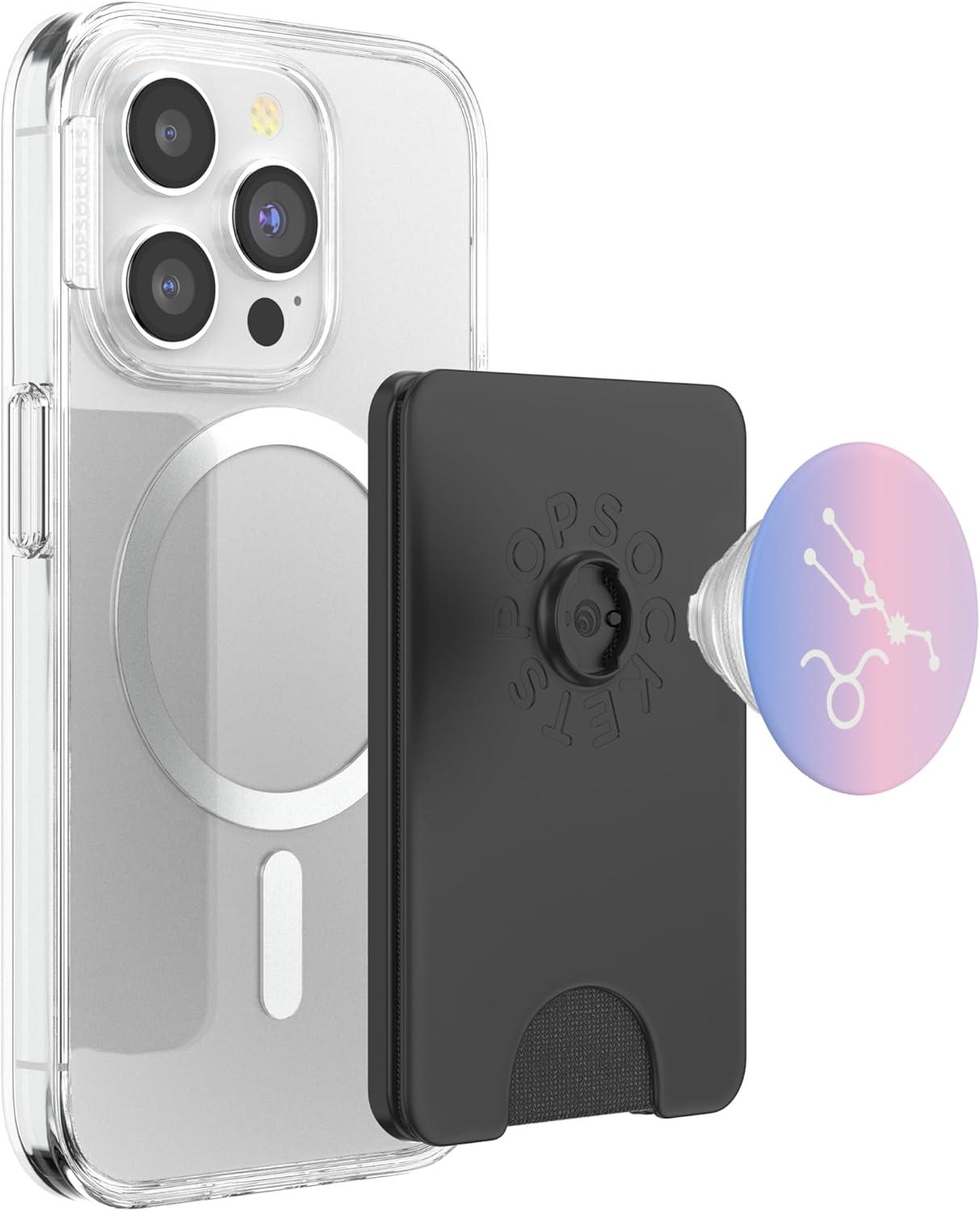 imagePopSockets Zodiac Phone Grip Taurus Star Sign PopSockets PopGrip for MagSafeMagnetic PopWallet