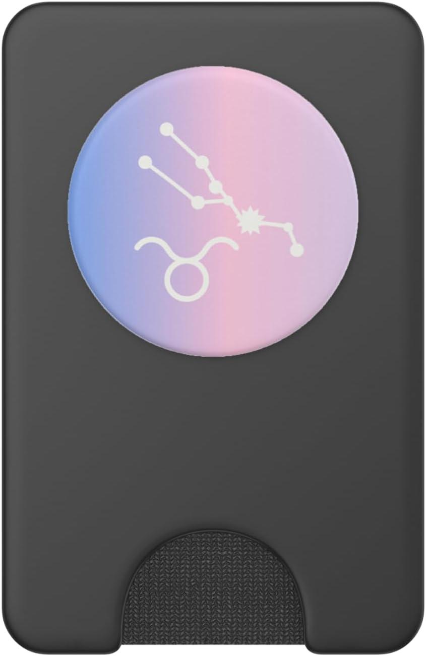 imagePopSockets Zodiac Phone Grip Taurus Star Sign PopSockets PopGrip for MagSafeMagnetic PopWallet