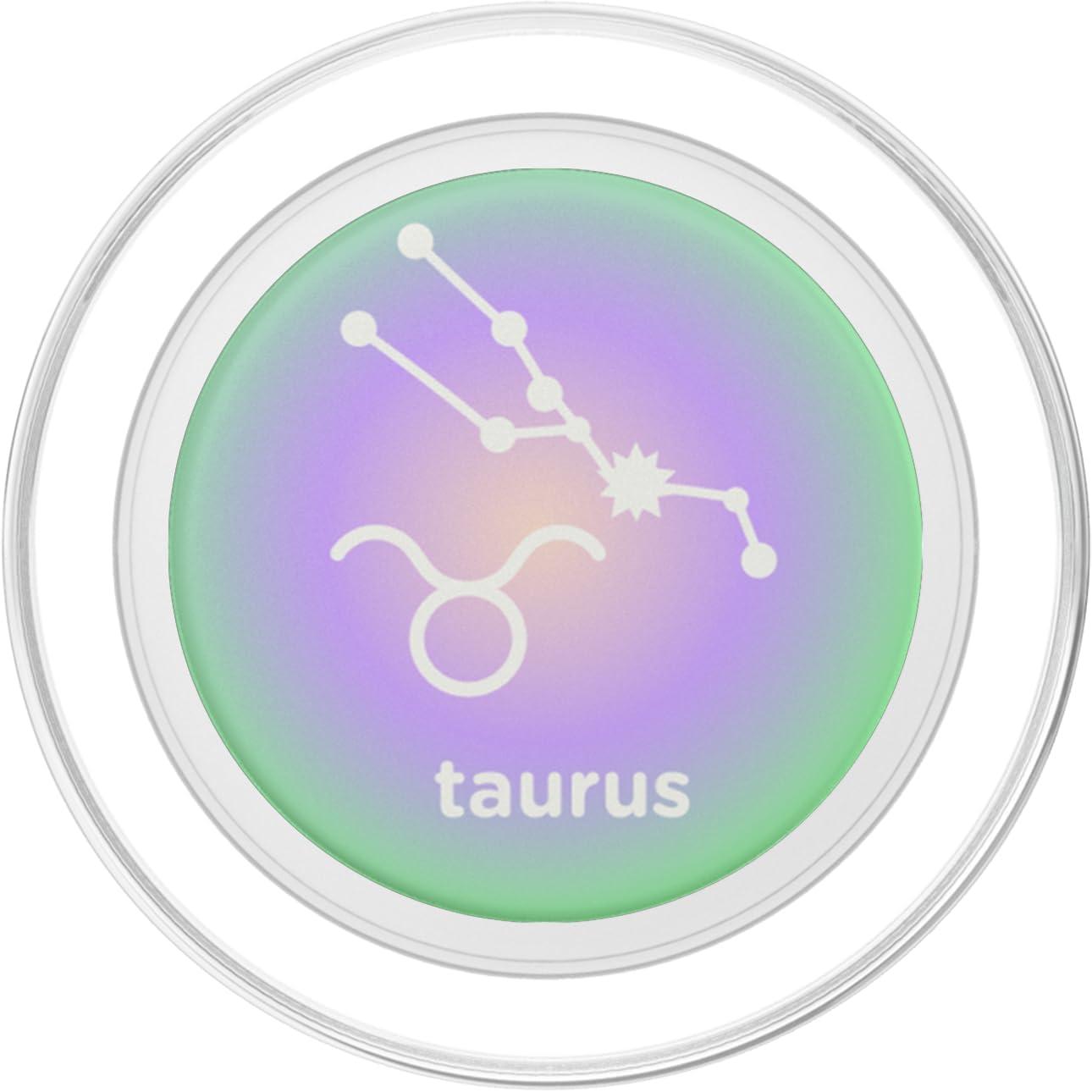 imagePopSockets Zodiac Phone Grip Taurus Zodiac Sign PopSockets PopGrip for MagSafeMagnetic PopGrip
