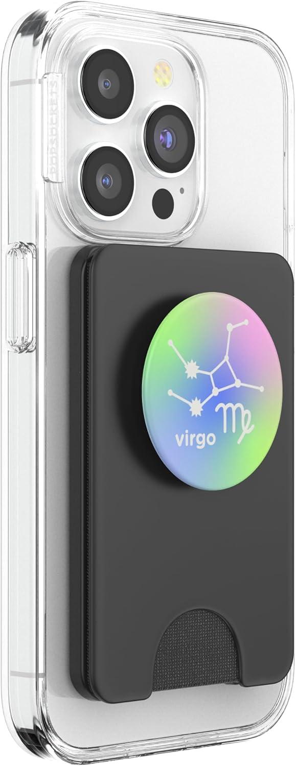 imagePopSockets Zodiac Phone Grip Virgo Zodiac Sign PopSockets PopGrip for MagSafeMagnetic PopWallet