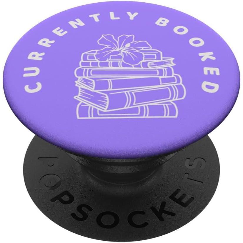 imagePopSockets Bookish Phone Grip amp Stand Currently Booked PopSockets PopGrip for MagSafeAdhesive PopGrip