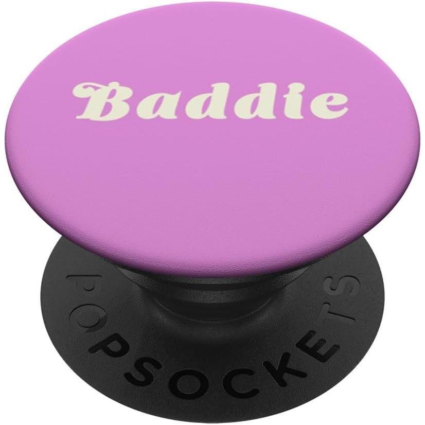 imagePopSockets Phone Grip Baddie PopSockets PopGrip for MagSafeAdhesive PopGrip