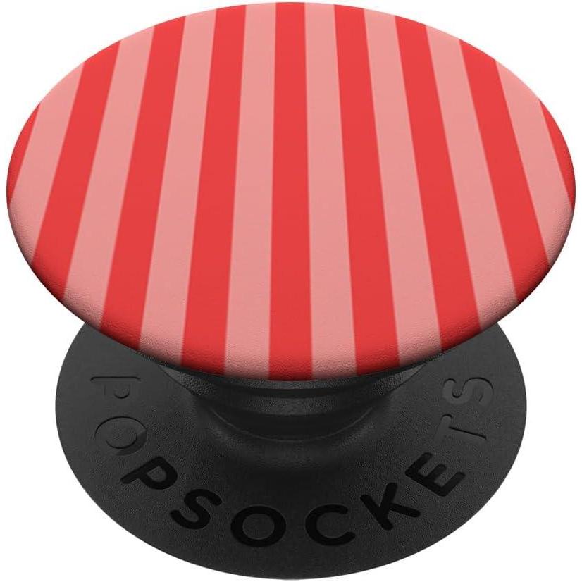 imagePopSockets Striped Phone Grip Candy Stripe PopSockets PopGrip for MagSafeAdhesive PopGrip