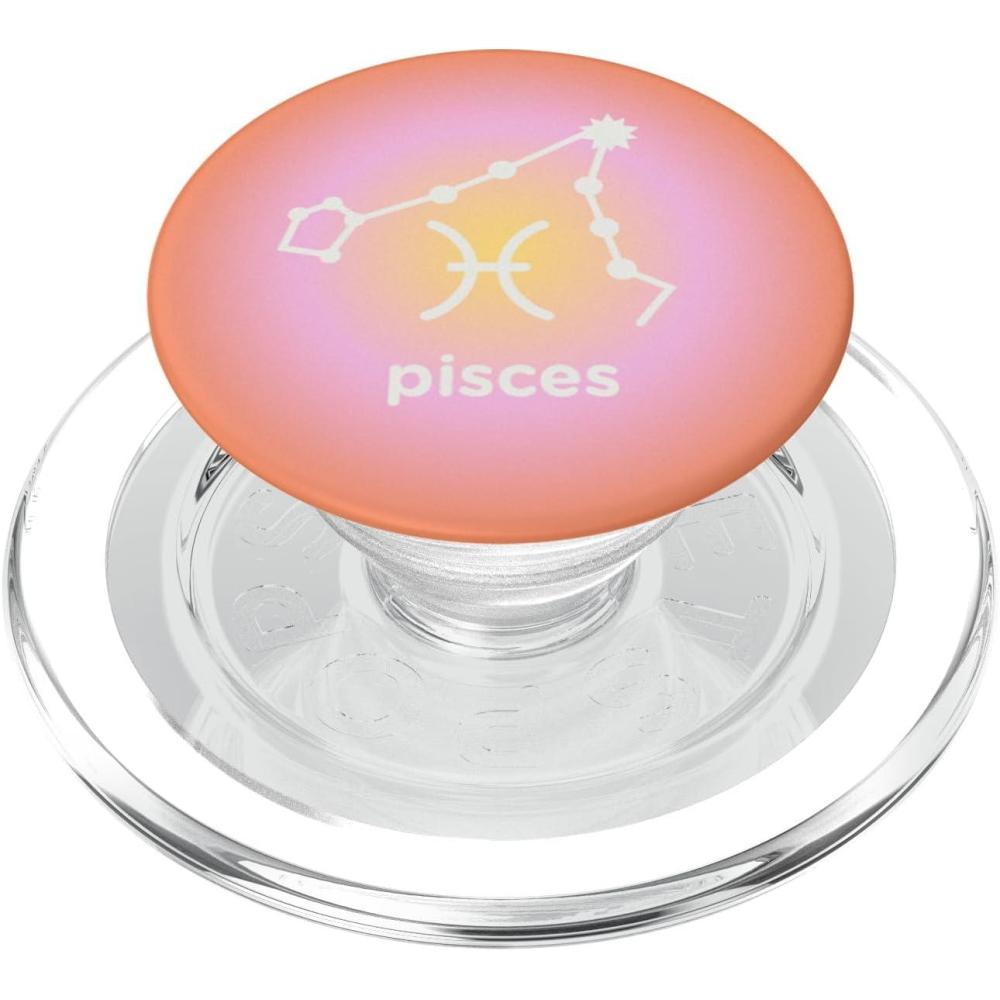imagePopSockets Zodiac Phone Grip Pisces Constellation PopSockets PopGrip for MagSafeMagnetic PopGrip