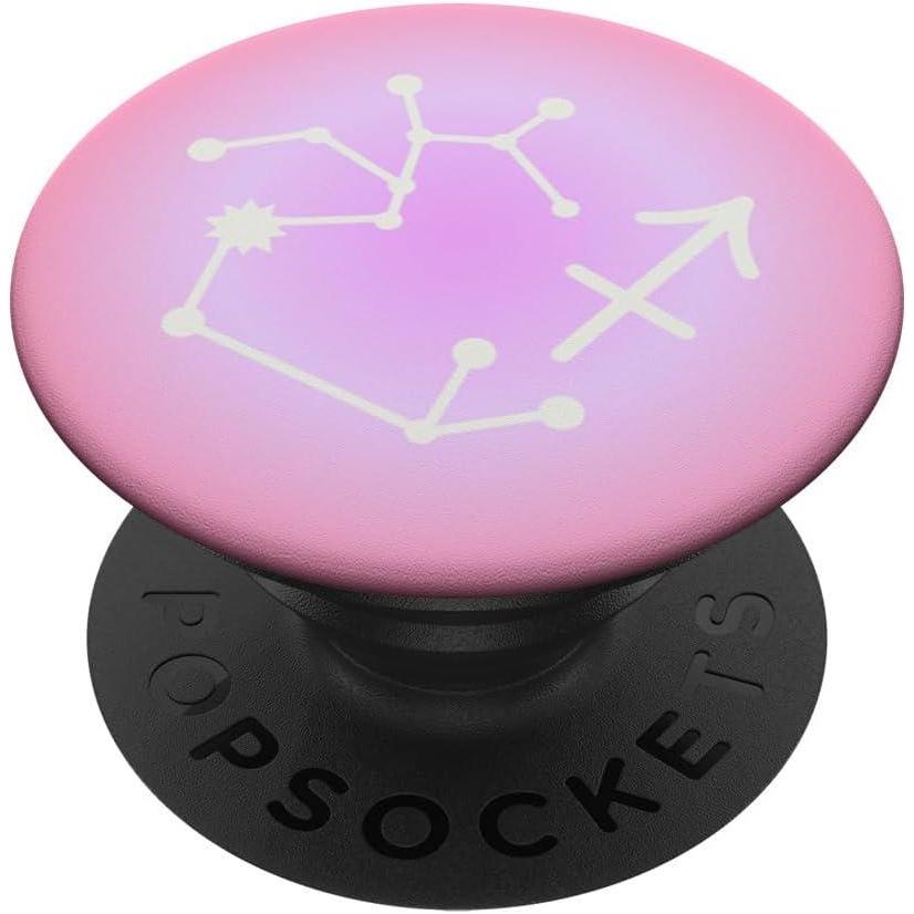 imagePopSockets Zodiac Phone Grip Sagittarius Star Sign PopSockets PopGrip for MagSafeAdhesive PopGrip