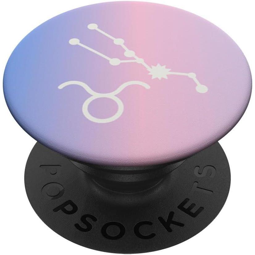 imagePopSockets Zodiac Phone Grip Taurus Star Sign PopSockets PopGrip for MagSafeAdhesive PopGrip