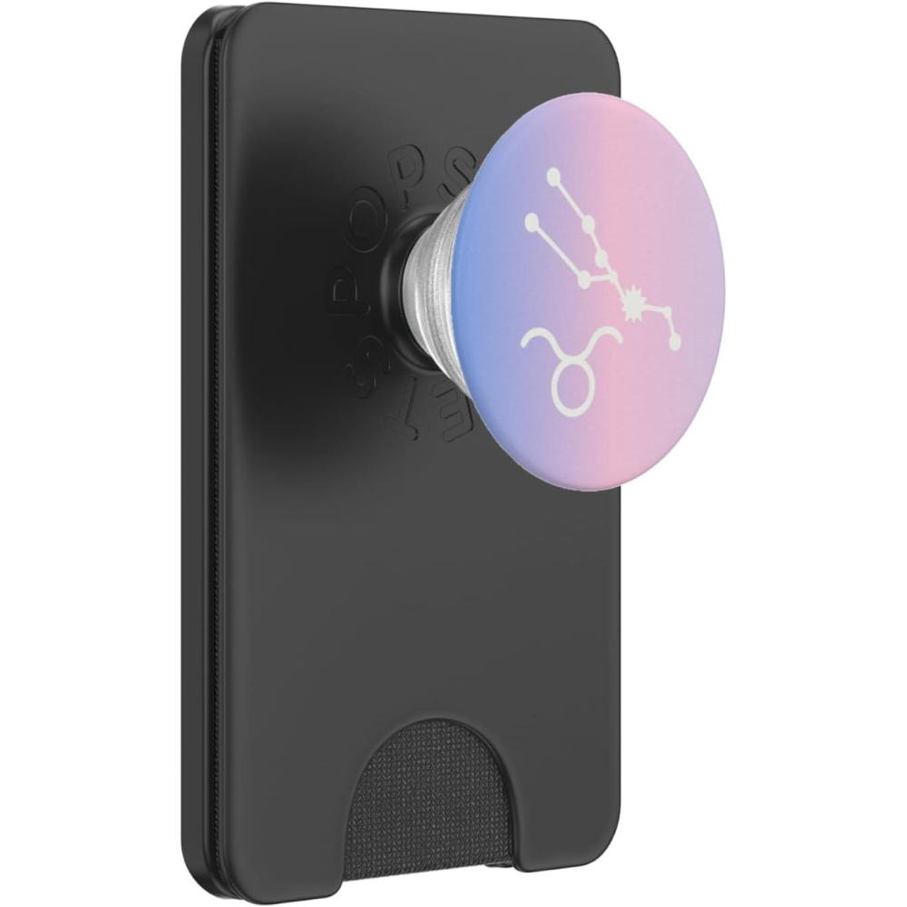 imagePopSockets Zodiac Phone Grip Taurus Star Sign PopSockets PopGrip for MagSafeMagnetic PopWallet
