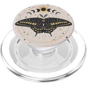 PopSockets Celestial Phone Grip – Lunar Moth PopSockets PopGrip for MagSafe(Magnetic PopGrip)