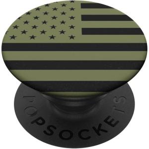 PopSockets Phone Grip – Olive Americana PopSockets PopGrip for MagSafe(Adhesive PopGrip)