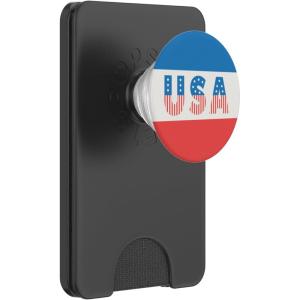 PopSockets Phone Grip with Expanding Kickstand- USA Emblem PopSockets PopGrip for MagSafe(Magnetic PopWallet)