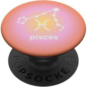 PopSockets Zodiac Phone Grip – Pisces Constellation PopSockets PopGrip for MagSafe(Adhesive PopGrip)