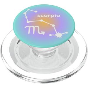 PopSockets Zodiac Phone Grip – Scorpio Zodiac Sign PopSockets PopGrip for MagSafe(Magnetic PopGrip)