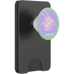 PopSockets Zodiac Phone Grip – Taurus Zodiac Sign PopSockets PopGrip for MagSafe(Magnetic PopWallet)