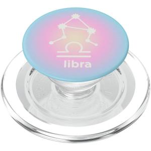 PopSockets Zodiac Phone Grip – Libra Zodiac Sign PopSockets PopGrip for MagSafe(Magnetic PopGrip)
