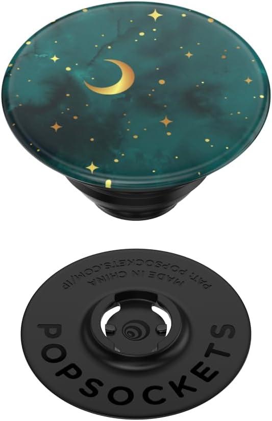 imagePopSockets Adhesive Phone Grip Holder Phone Stand Plantbased Translucent Comic KoiMystic Forest