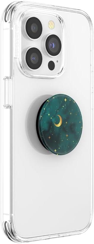 imagePopSockets Adhesive Phone Grip Holder Phone Stand Plantbased Translucent Comic KoiMystic Forest