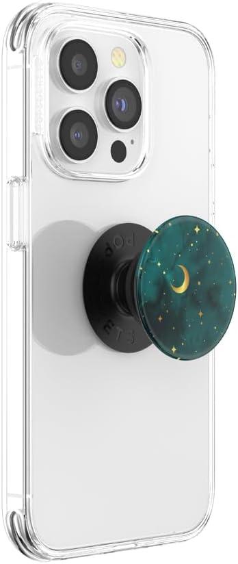 imagePopSockets Adhesive Phone Grip Holder Phone Stand Plantbased Translucent Comic KoiMystic Forest