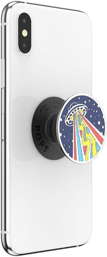 imagePopSockets Adhesive Phone Grip Holder Phone Stand Plantbased Translucent Comic KoiOut This World