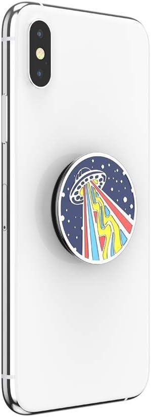 imagePopSockets Adhesive Phone Grip Holder Phone Stand Plantbased Translucent Comic KoiOut This World