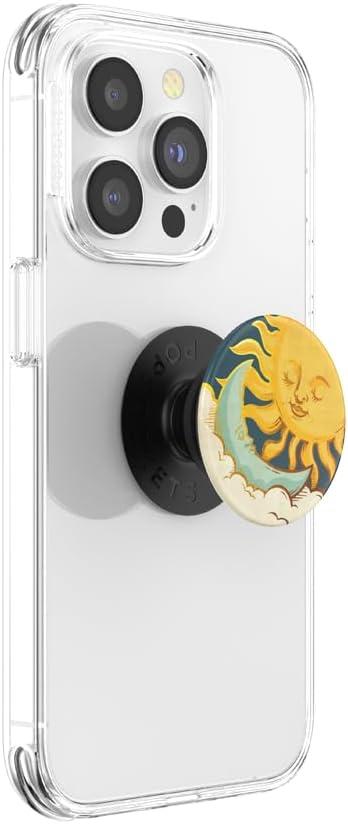 imagePopSockets Adhesive Phone Grip Holder Phone Stand Plantbased Translucent Comic KoiStar Crossed Lovers