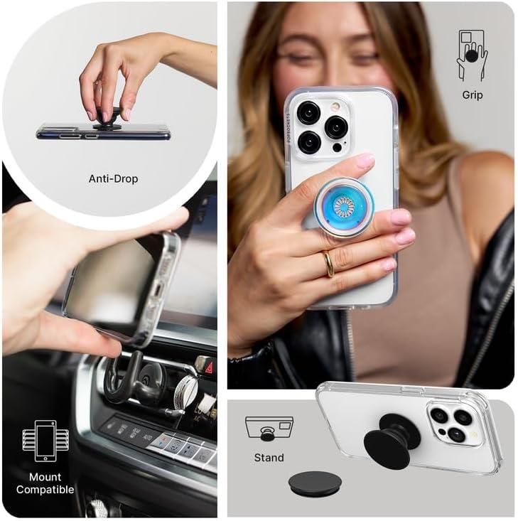 imagePopSockets Adhesive Phone Grip Holder Phone Stand Plantbased Translucent Comic KoiSun Goddess