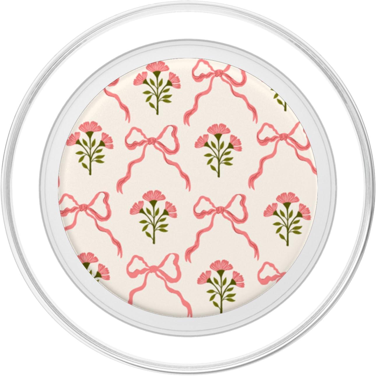 imagePopSockets Floral Bow Phone Grip Coquette Bloom PopSockets Adhesive PopGripMagnetic PopGrip
