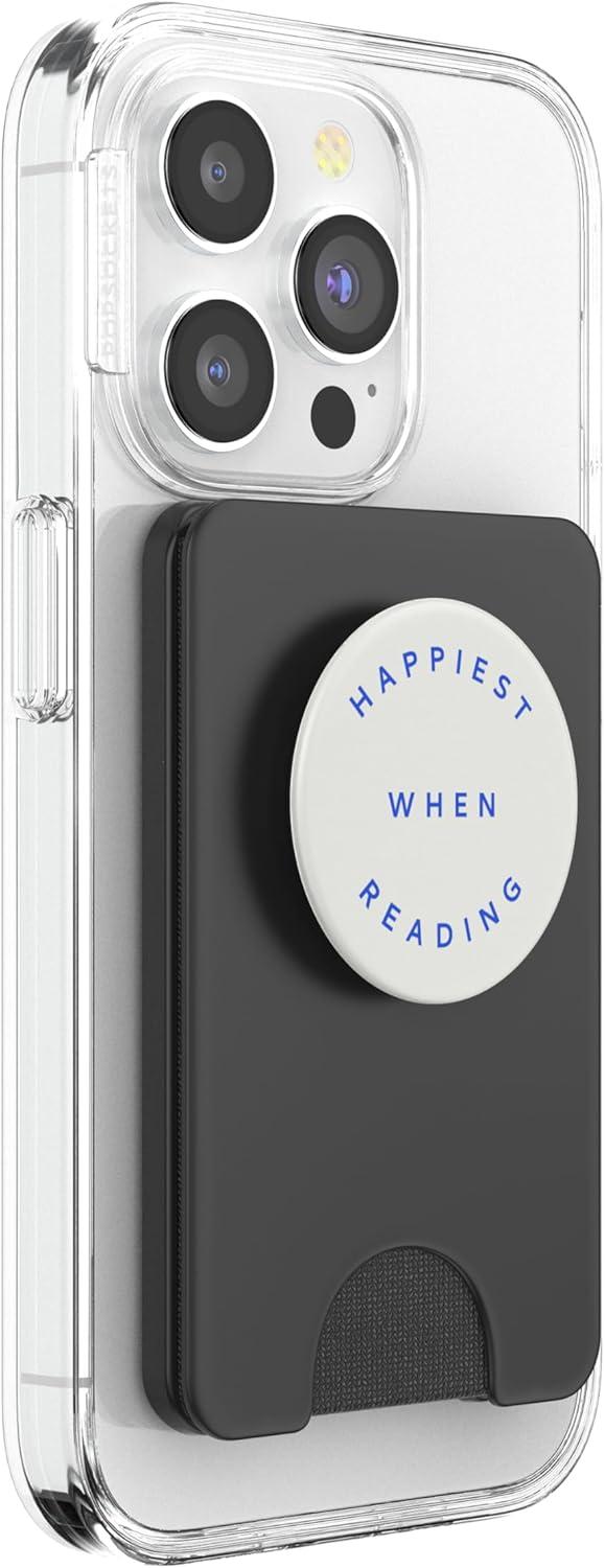 imagePopSockets Phone Grip Bookish Type PopSockets Adhesive PopGripMagnetic PopWallet
