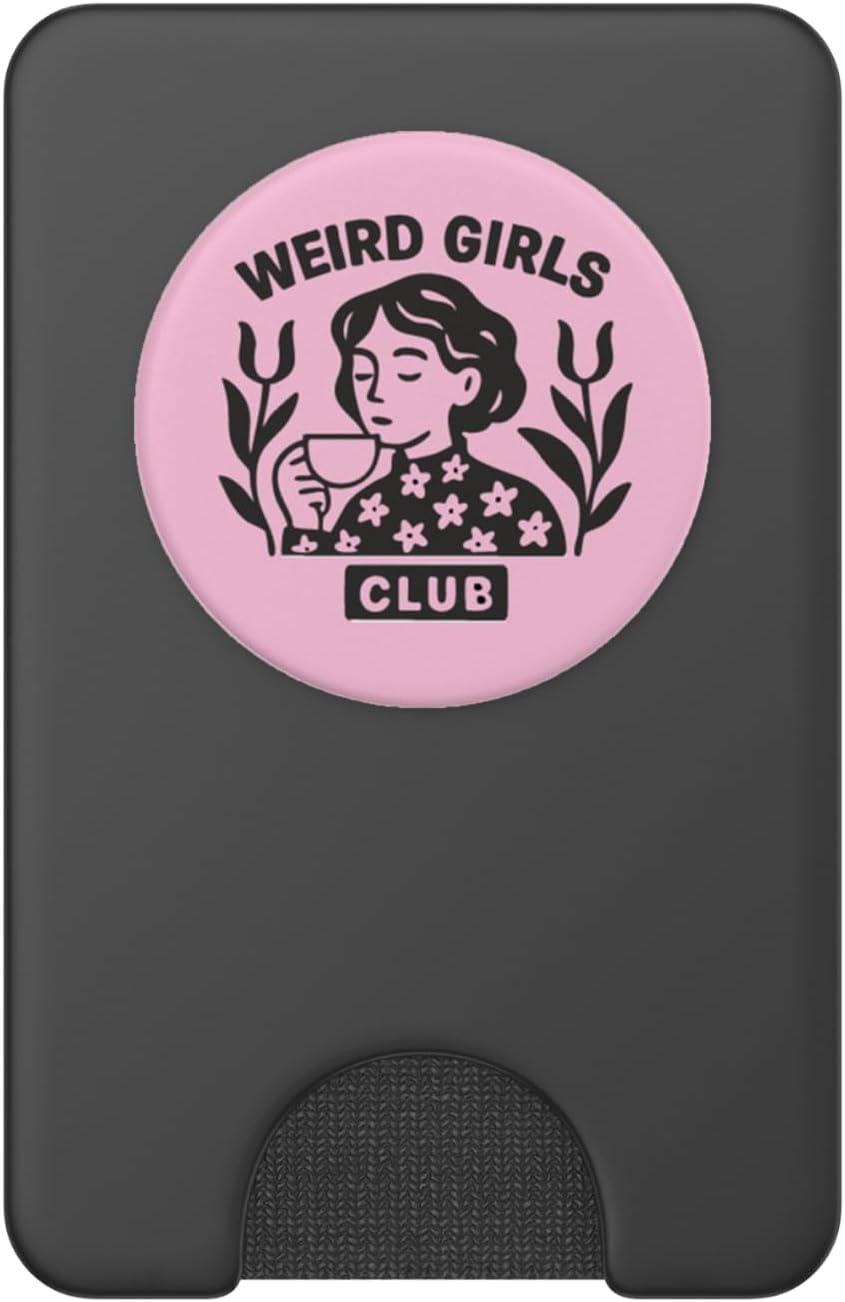 imagePopSockets Phone Grip Weird Girls Club PopSockets Adhesive PopGripMagnetic PopWallet