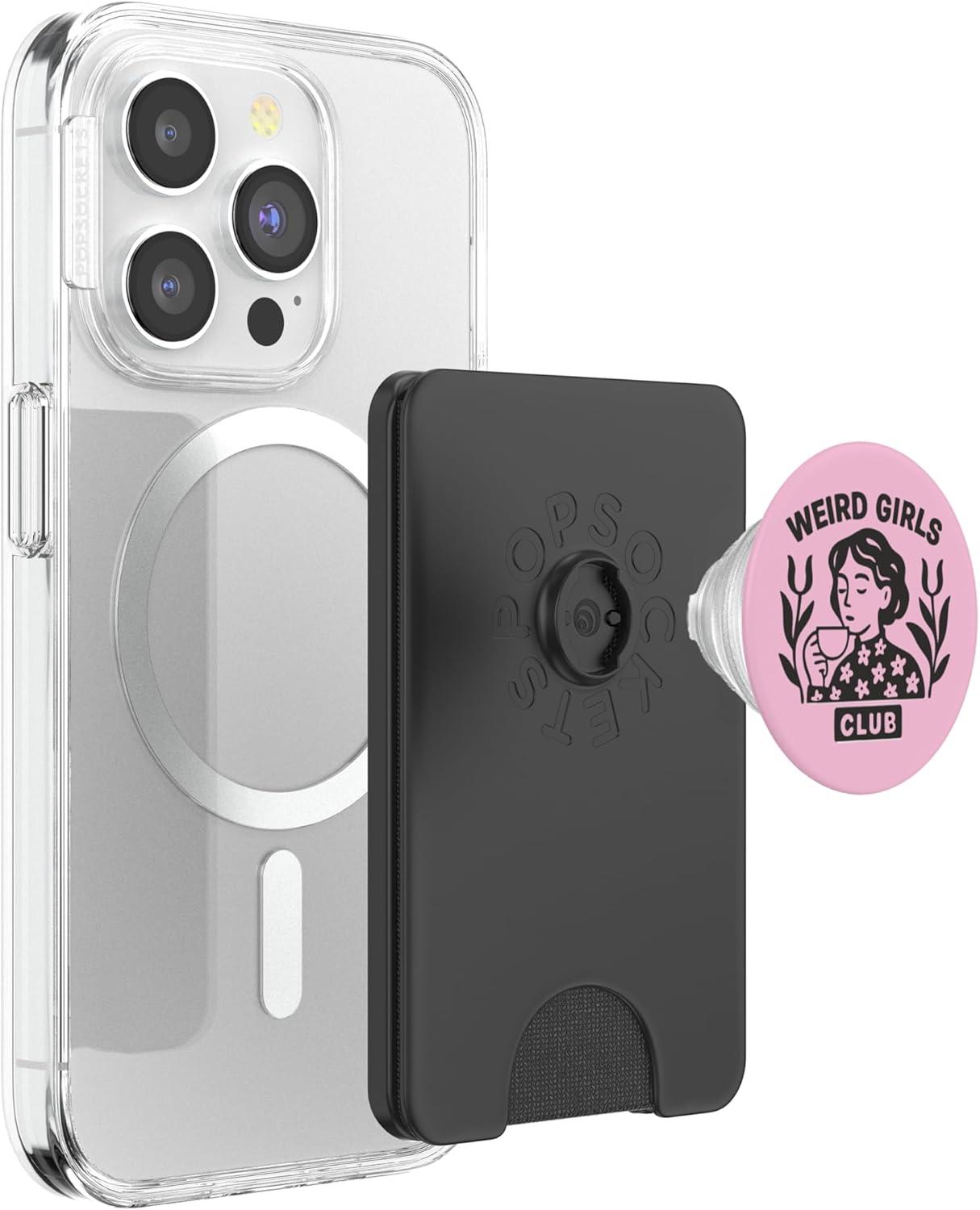 imagePopSockets Phone Grip Weird Girls Club PopSockets Adhesive PopGripMagnetic PopWallet