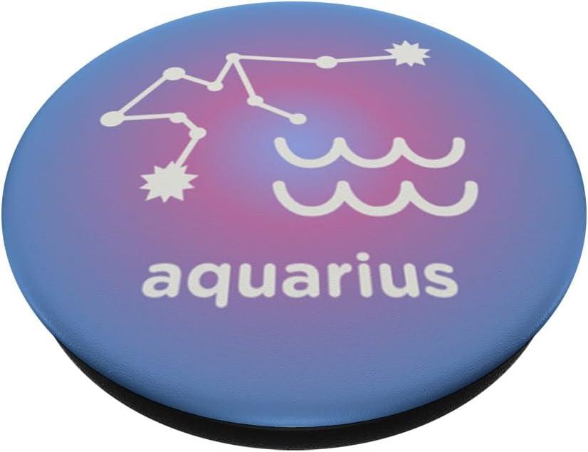imagePopSockets Zodiac Phone Grip Aquarius Zodiac Sign PopSockets Adhesive PopGripAdhesive PopGrip