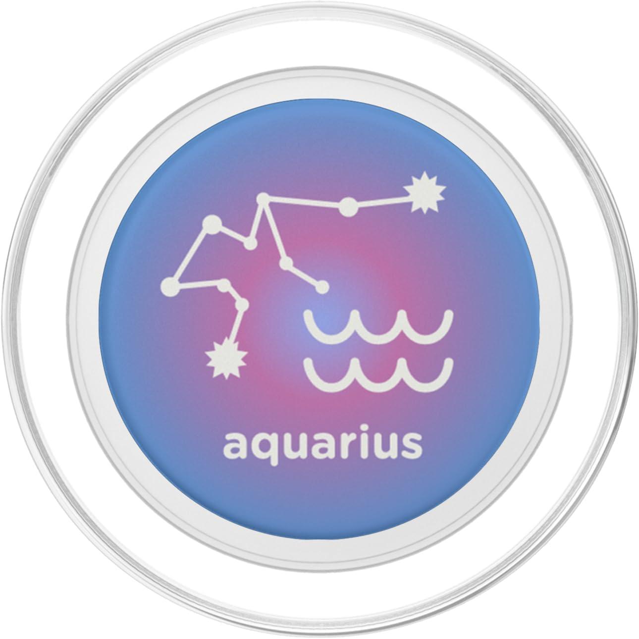 imagePopSockets Zodiac Phone Grip Aquarius Zodiac Sign PopSockets Adhesive PopGripMagnetic PopGrip