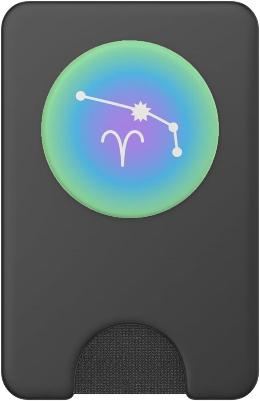 imagePopSockets Zodiac Phone Grip Aries Star Sign PopSockets Adhesive PopGripMagnetic PopWallet