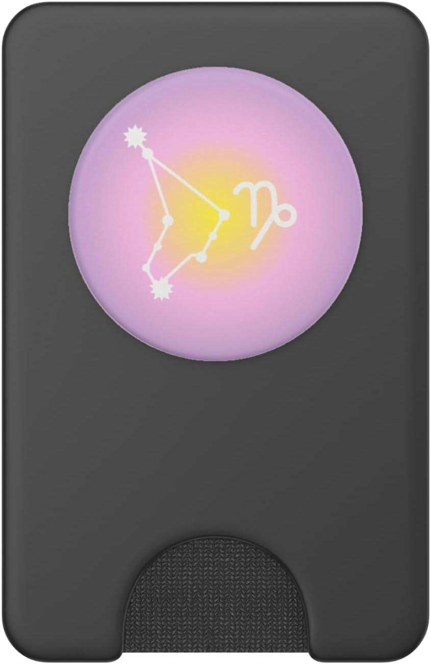 imagePopSockets Zodiac Phone Grip Capricorn Star Sign PopSockets Adhesive PopGripMagnetic PopWallet