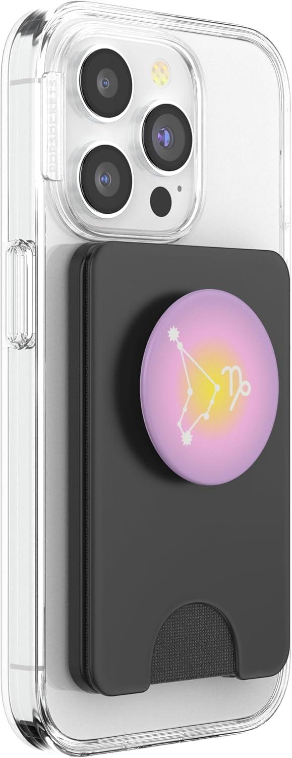 imagePopSockets Zodiac Phone Grip Capricorn Star Sign PopSockets Adhesive PopGripMagnetic PopWallet