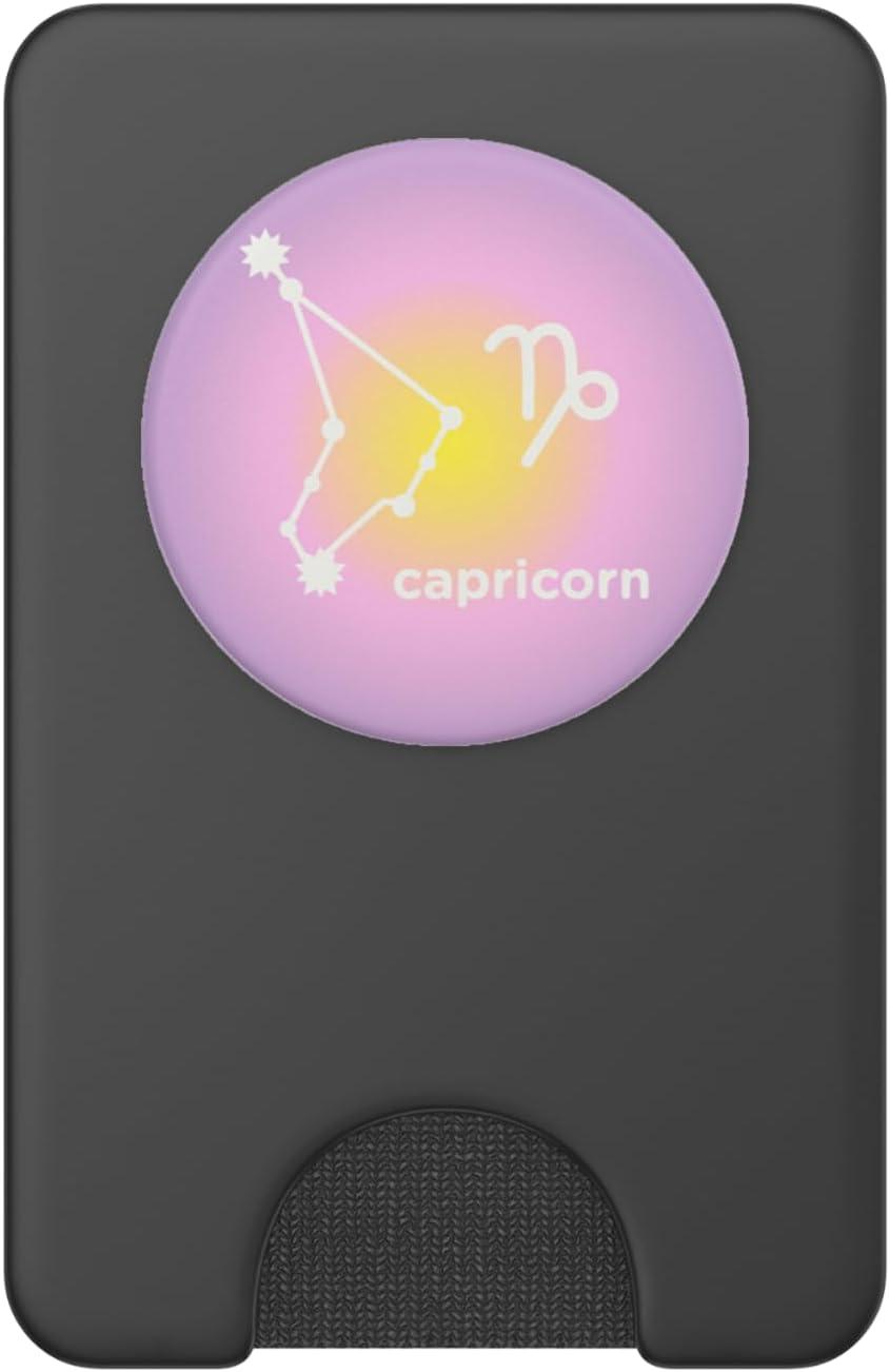 imagePopSockets Zodiac Phone Grip Capricorn Zodiac Sign PopSockets Adhesive PopGripMagnetic PopWallet
