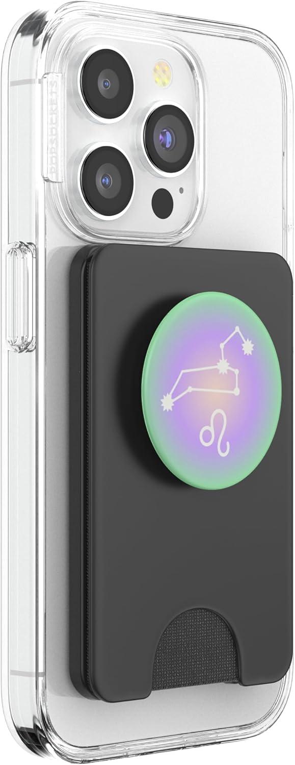 imagePopSockets Zodiac Phone Grip Leo Star Sign PopSockets Adhesive PopGripMagnetic PopWallet
