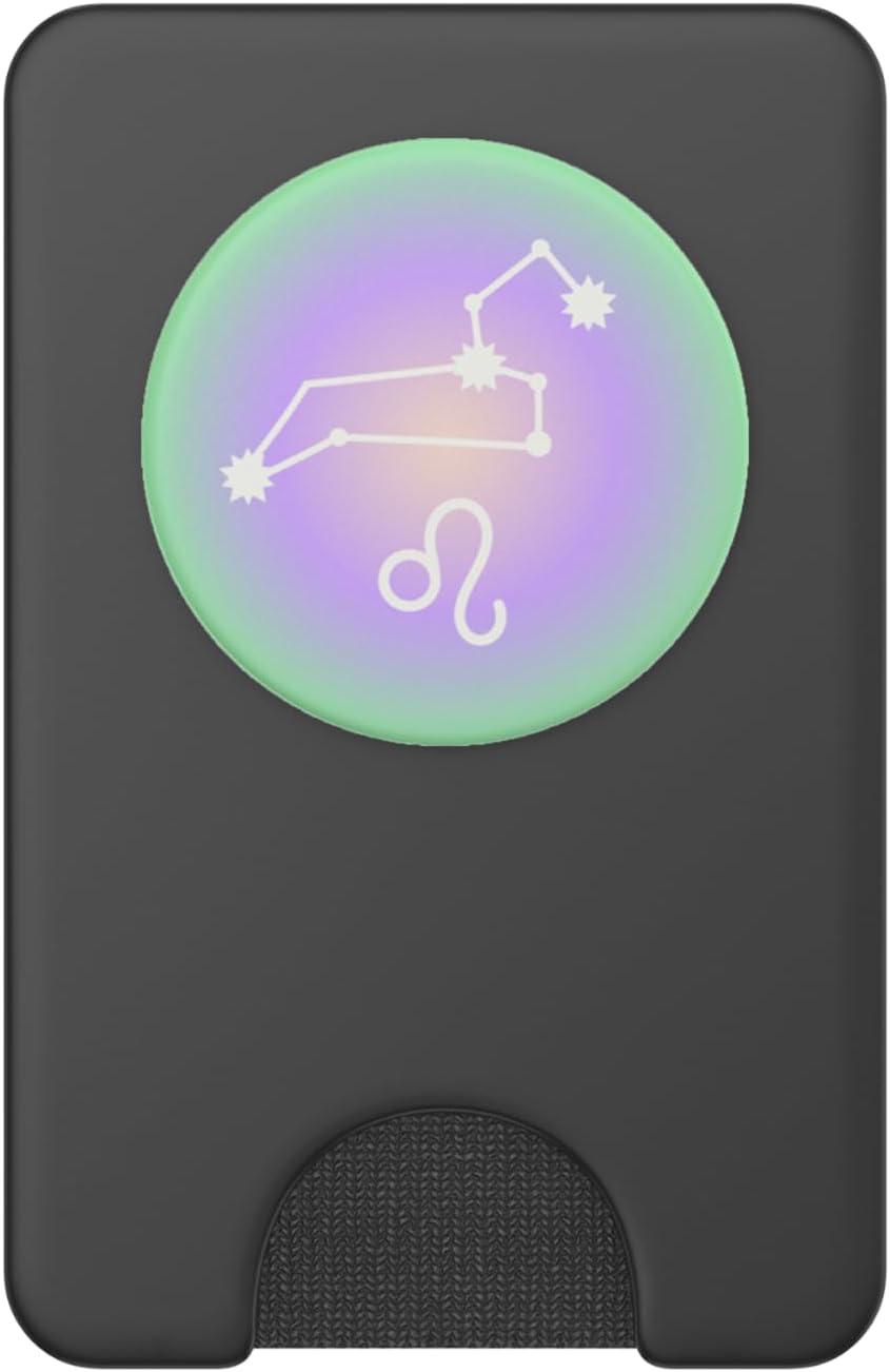 imagePopSockets Zodiac Phone Grip Leo Star Sign PopSockets Adhesive PopGripMagnetic PopWallet
