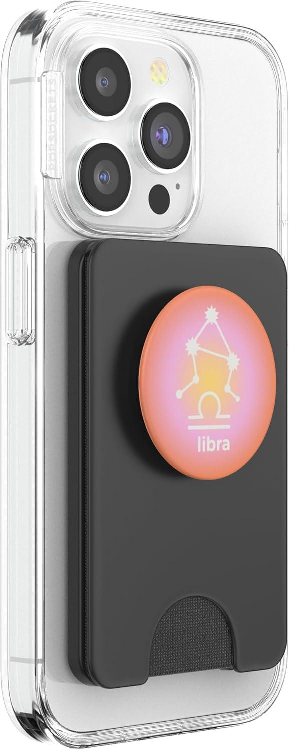 imagePopSockets Zodiac Phone Grip Libra Constellation PopSockets Adhesive PopGripMagnetic PopWallet